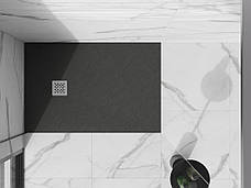 Душовий піддон MEXEN STONE+ 100x80 ANTHRACITE, фото 5