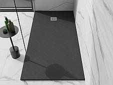 Душовий піддон MEXEN STONE+ 160x80 ANTHRACITE, фото 6