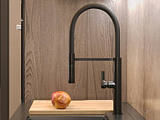 Змішувач для кухні GRANITAN FUSS BLACK чорний *, фото 5