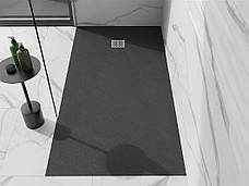 Душовий піддон MEXEN STONE+ 160x100 ANTHRACITE, фото 4