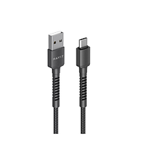Кабель USB Type-C Havit HV-CB6197 2,1А 1м чорний, фото 4