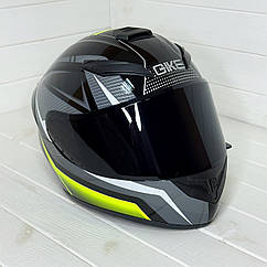 Шолом QIKE 111, чорно-сіро-жовтий, S