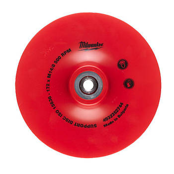 Підошва для шліфування гнучка MILWAUKEE М14, Ø170х22,2мм