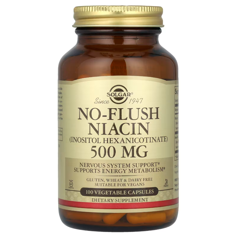 Niacin Solgar 500 мг 100 капсул, фото 1