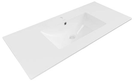 Умивальник (раковина) MEXEN ATENA 101 WHITE врізний білий, фото 1