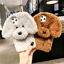 Чохол для телефону у вигляді собаки Poodle Case на iPhone 14 Pro Max / сірий, фото 4