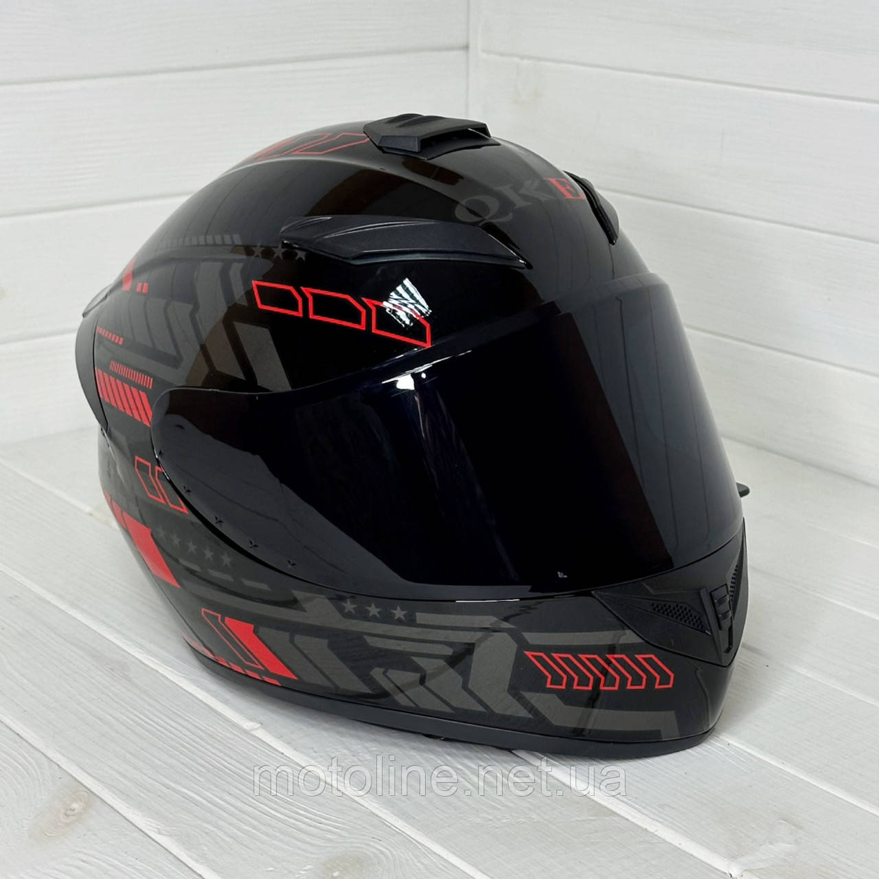 Шолом QIKE 111, червоний пульс, S, фото 1