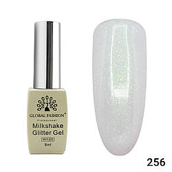 Гель-лак Global Fashion Milkshake Glitter 256, 8 мл