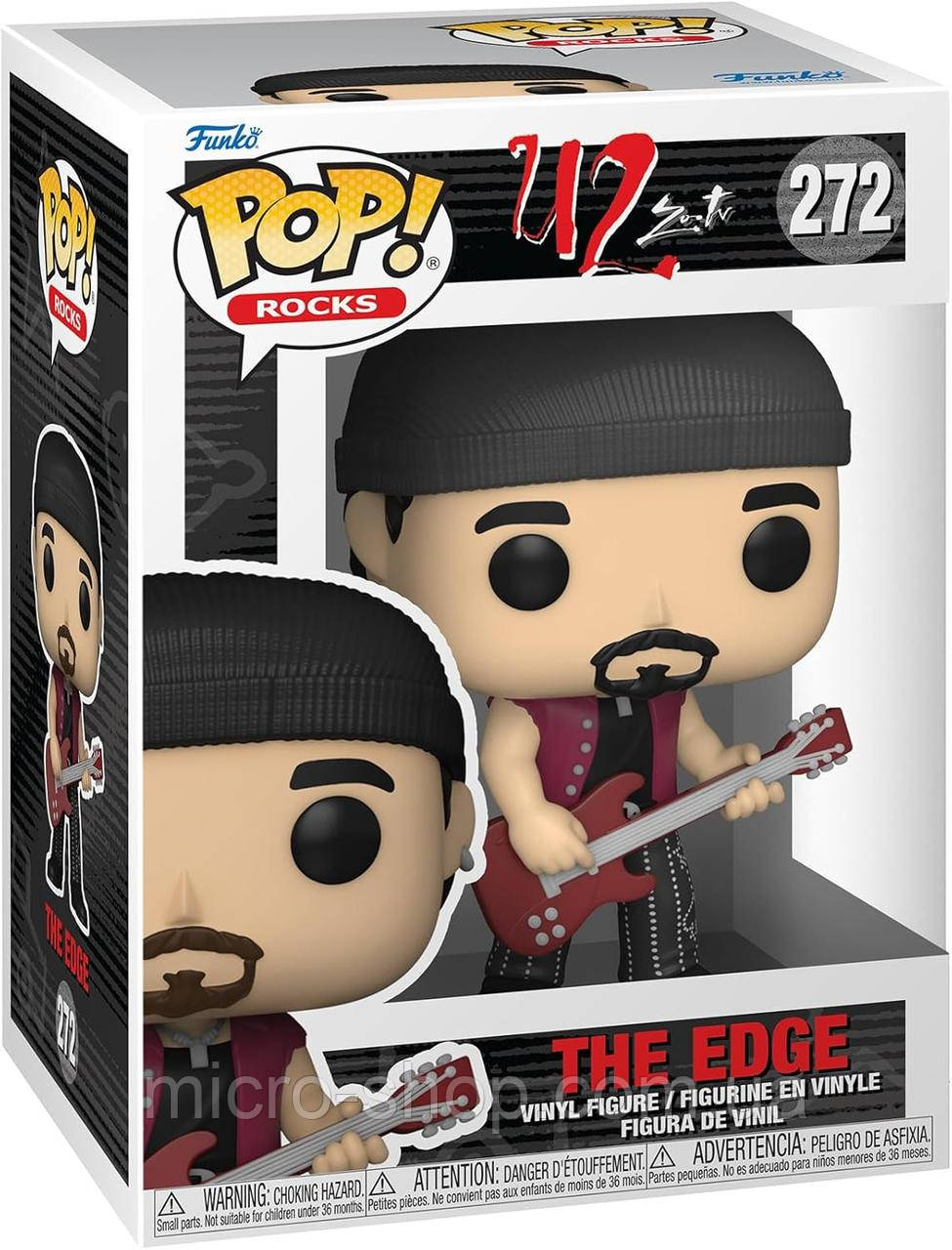Funko Pop! Rocks: U2, ZooTV - Edge Фігурка Фанко ПОП Рок: U2 - Едж