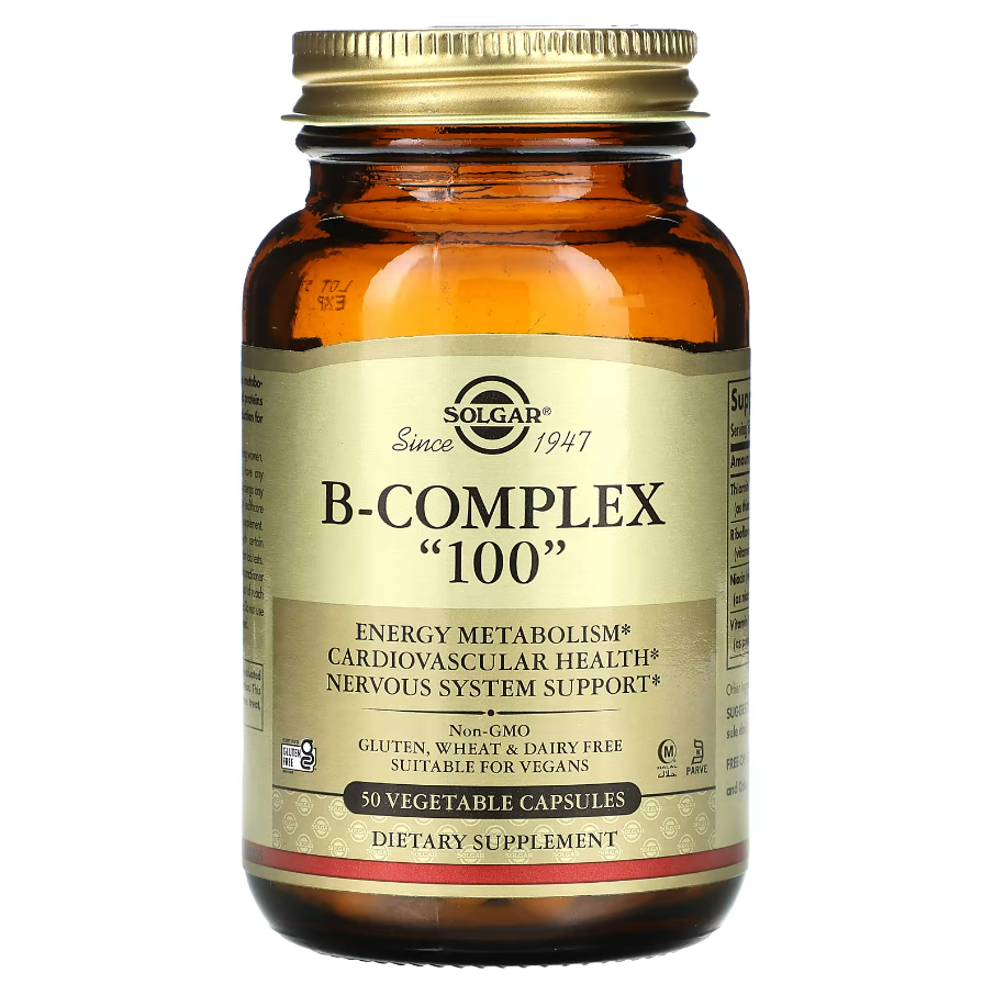 B-Complex "100" Solgar 50 капсул
