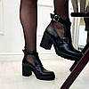Ботильйони жіночі на стійкому каблуці, фото 2