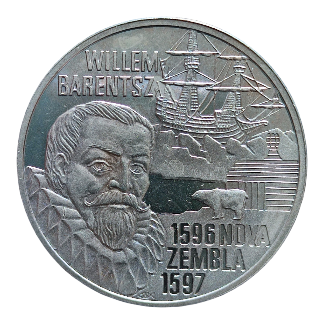 Нідерланди 5 євро, 1996 Віллєм Баренц
