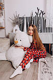 Ніжна новорічна Піжама зі сніжинками, фото 3