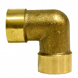 Кут для труб з'єднувальний Valve J.G. 1/8 дюйма внутрішнє різьблення латунний