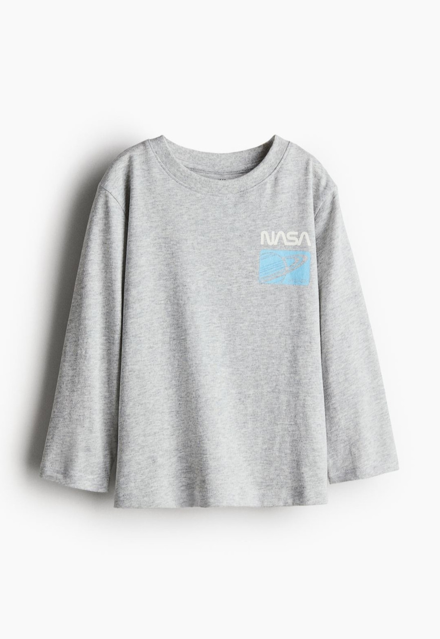 Реглан сірий Nasa H&M 92, 98/104, 110/116, 122/128, 134/140см, фото 1