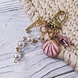 Металевий брелок «Рожеві мрії» (1шт.), фото 2