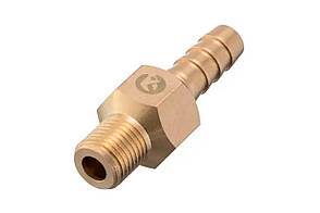 Шарнір поворотний Intertool-Storm 1/4" зовнішнє різьблення під шланг 10 мм, латунь, кульовий кран, тиск до 10 атм (PT-2206)