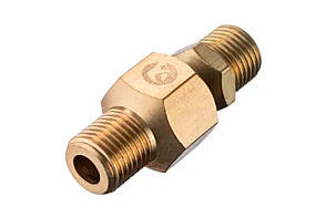 Шарнір поворотний Intertool-Storm 1/4" × 1/4", кульовий кран, зовнішнє різьблення, 10 атм, 38 г, Китай