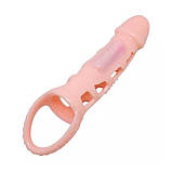 Насадка з вібрацією для збільшення пінису Petty Love — 18 см, фото 4