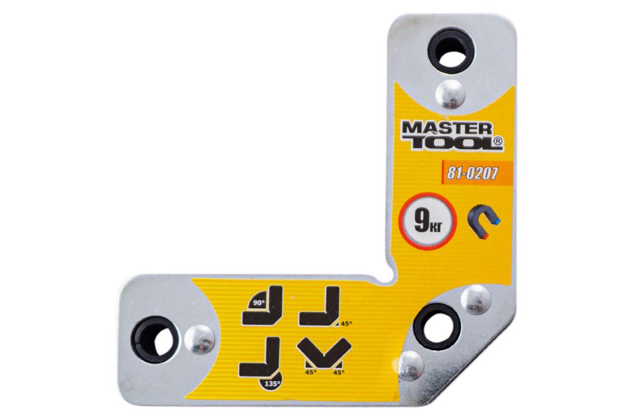 Тримач магнітний для зварювання Mastertool кутовий 9 кг Китай (81-0207)