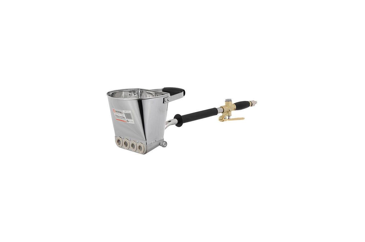 Ківш хопер штукатурний пневматичний Intertool PT-0404, об’єм 3 л, для якісного нанесення розчину