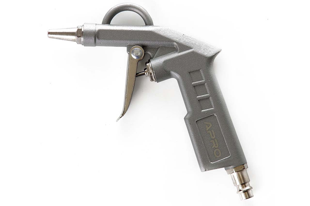 Пістолет пневматичний для продування Apro 26 мм з металевим корпусом, тиск до 6 Бар (850071)
