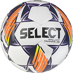 М'яч футбольний SELECT Brillant Training DB v24 (FIFA Basic) White-Purple (096) білий/фіолетовий, 5