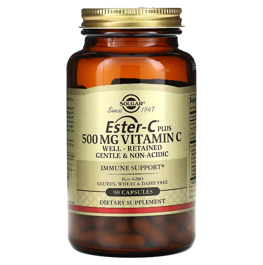 Ester-C Plus Vitamin C Solgar 500 мг 90 капсулс