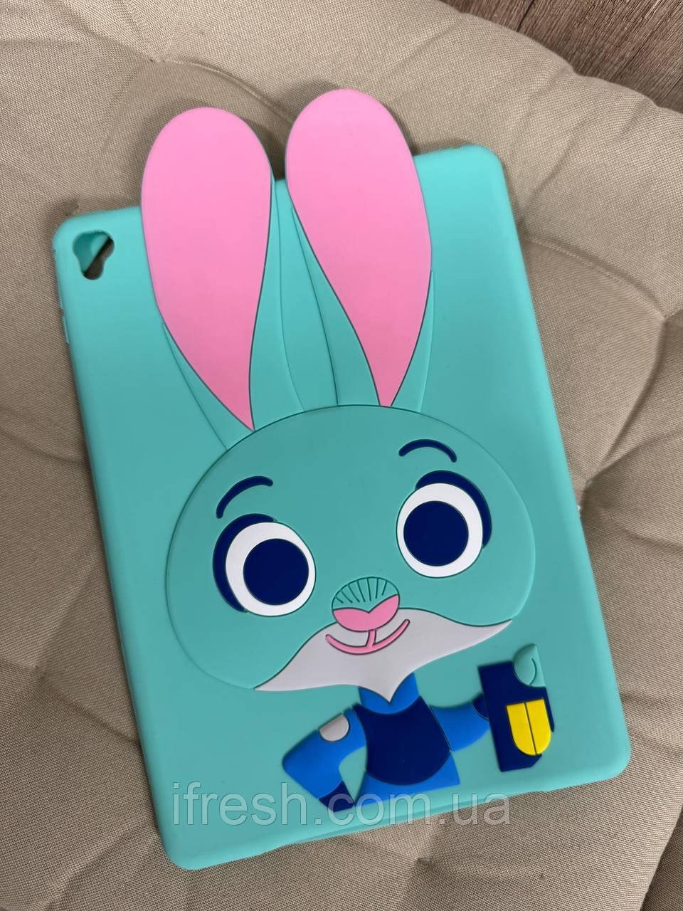 Силіконовий чохол для iPad Pro 9.7'' - "Зоотрополіс" Джуді Гопс, М'ятний, фото 1