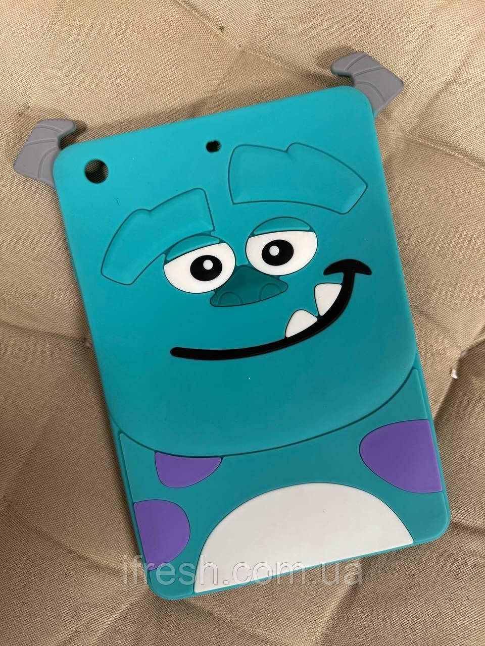 Силіконовий чохол для iPad Mini 1/2/3 - "Корпорація монстрів" Салліван, Бірюзовий, фото 1