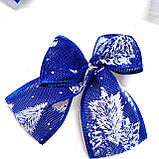 Новорічна прикраса 10х13 см | ялинкові бантики українські патріотичні | бант новорічні іграшки, фото 2