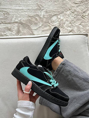 NIKETravis Scott Tiffany air forceまる Jordan 1 Low x Travis Scott x Tiffany Black Купить в Украине