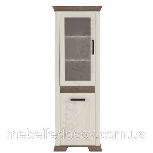 Вітрина 1D1W Марсель (Гербор/Gerbor) 680*2050*450 мм, фото 1