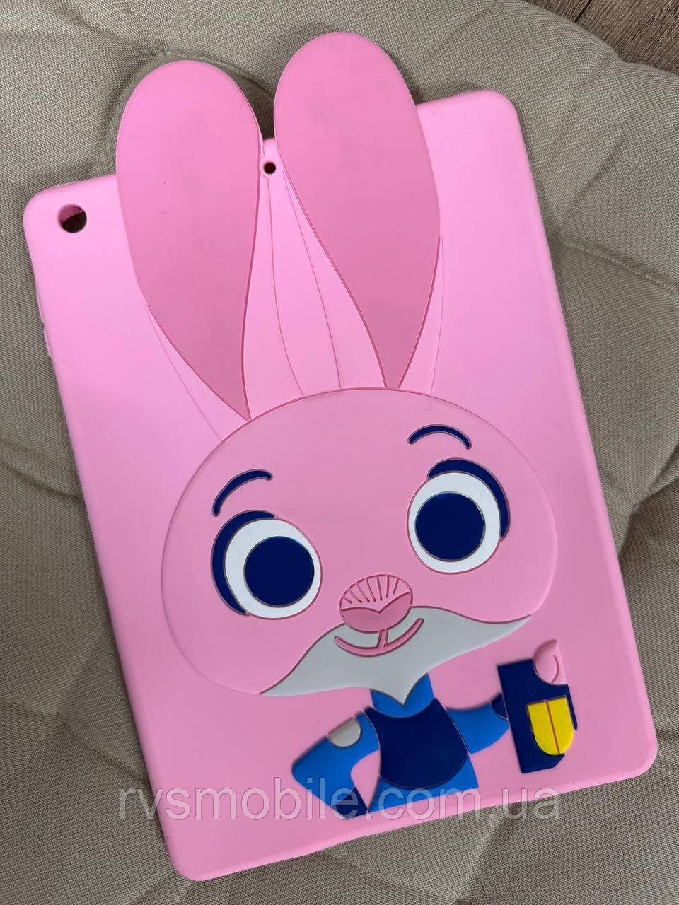 Силіконовий чохол для iPad 5 - "Зоотрополіс" Джуді Гопс, Рожевий, фото 1