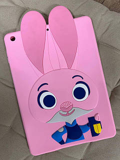 Силіконовий чохол для iPad 5 - "Зоотрополіс" Джуді Гопс, Рожевий