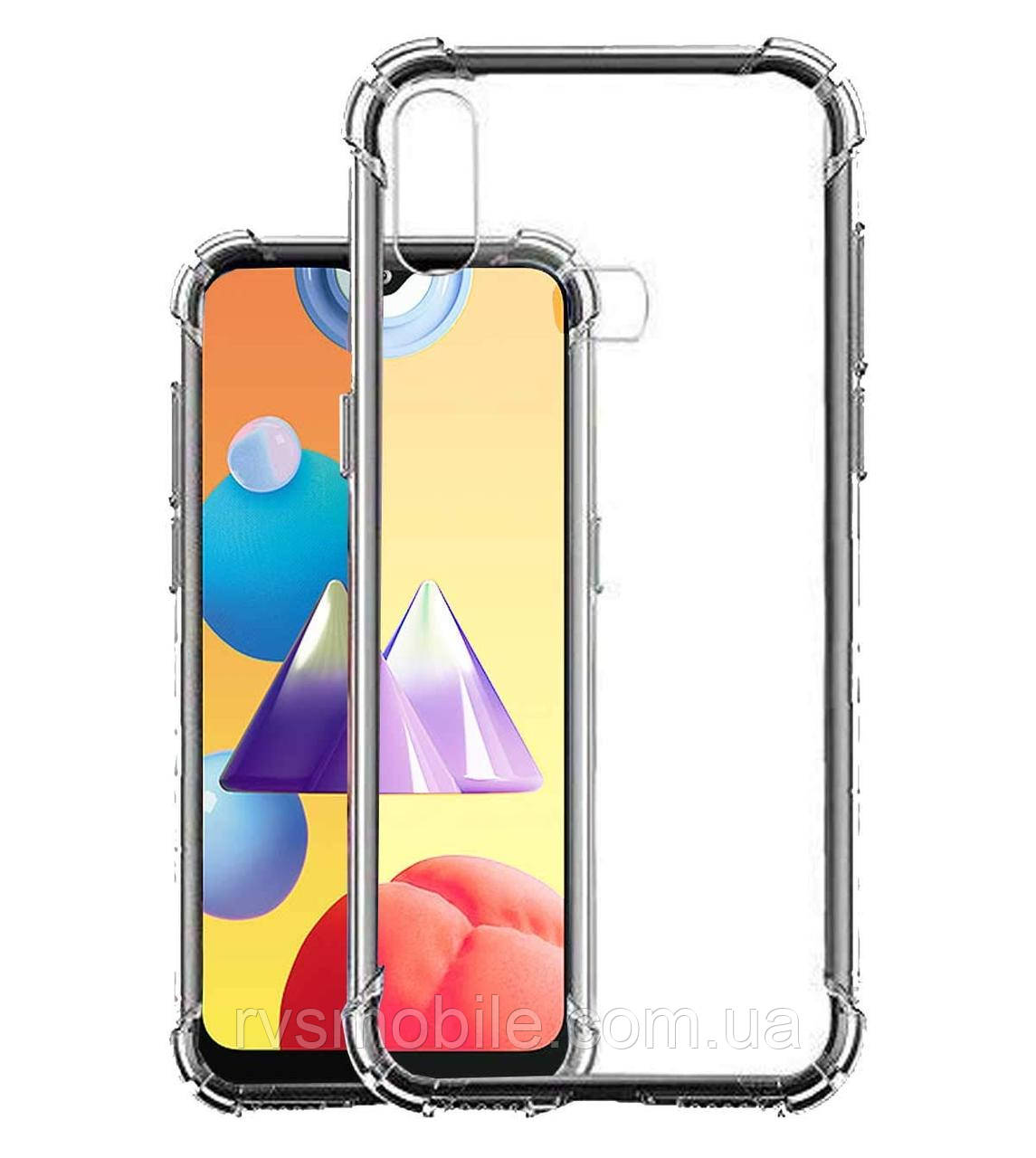 Силіконовий чохол для Samsung Galaxy A10s / M01s - Прозорий (посилені кути)