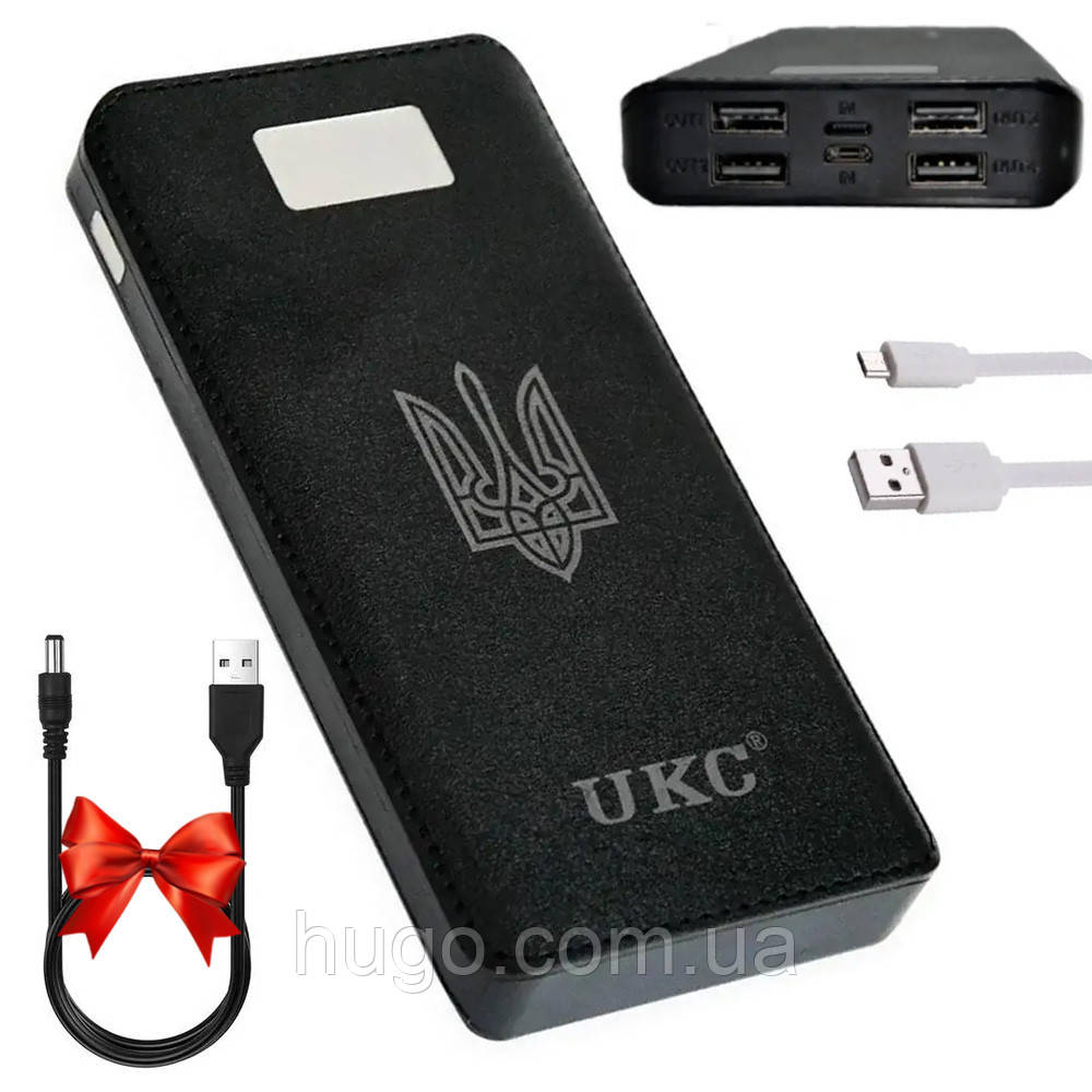 Повербанк 50000 мАг, 4хUSB + Подарунок USB DC Кабель для роутера 12V / Зовнішній акумулятор / Power Bank