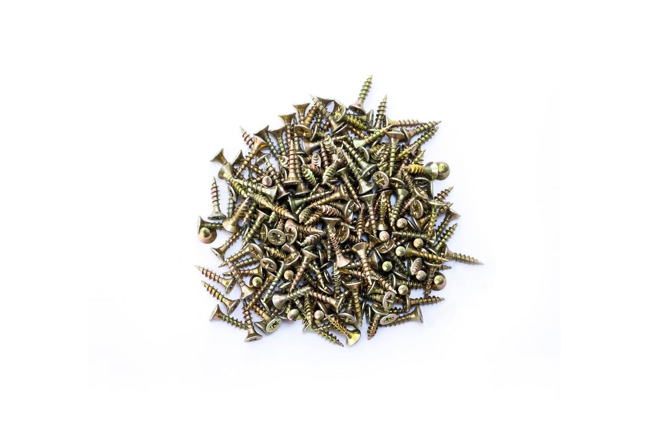 Саморіз універсальний Apro 4,0 x 20 мм з гострим наконечником і хрестоподібним шліцом, для дерева, ДСП, ДВП 200 шт.