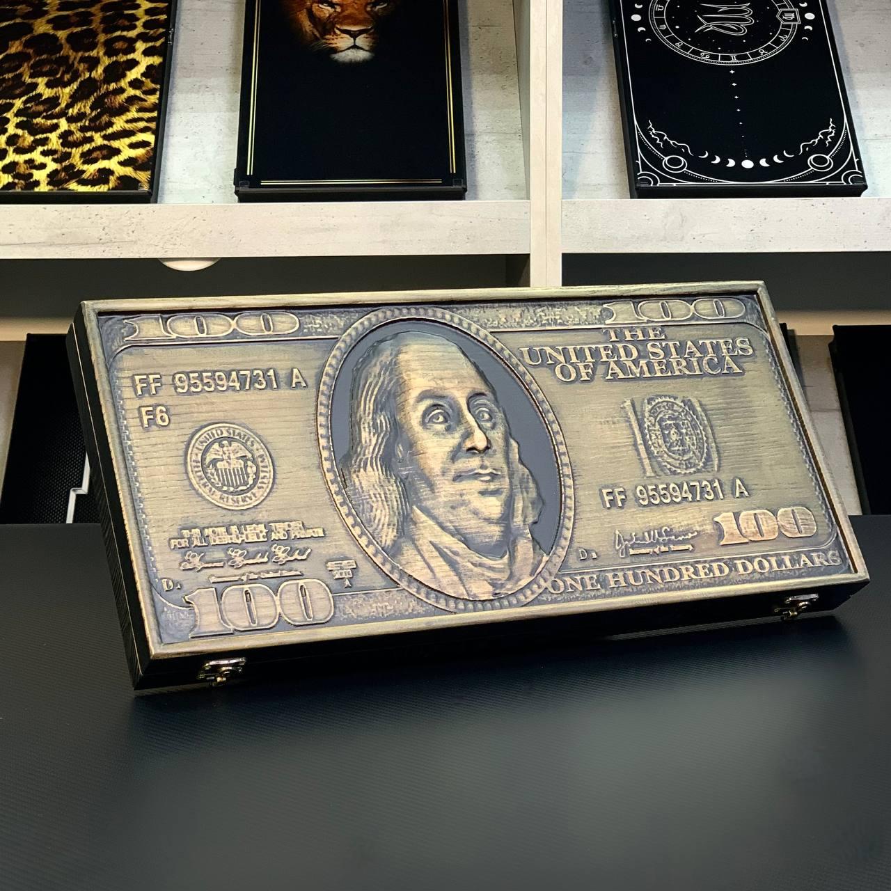 Нарди дерев'яні Долар 46×23см, фото 1