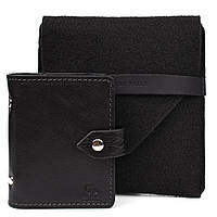 Кардхолдер CardCase чорна шкіра Grande Pelle 311410