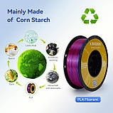 Пластик KINGROON Silk PLA RoseRed Blue Green (YMX0172), Classic Spool, 1.75мм, 1кг, 195-230℃, Черв Син Зелен філамент для 3Д-друку, фото 7