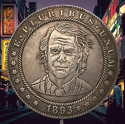 Сувенір монета долар СШАang 1893г "Джокер". Hobo Coin American Morgan