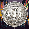 Сувенір монета долар США 170192г "Богиня медузи Горгона". Hobo Coin American Morgan, фото 3
