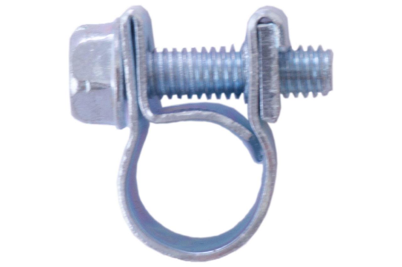Хомут силовий APRO 7×9 мм з оцинкованої сталі, ширина стрічки 9 мм, для труб і шлангів