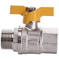 Кран кульовий прямий SELBA 1″ ЗВ ЖБ SL1508 Німеччина