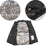 Терможилет із підігрівом 9 зон обігріву МК156 розмір М камуфляж, 3 режими регулювання температури 25-55 °C, фото 5