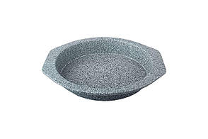 Кругла форма для випікання Maestro 285×265×40 мм з антипригарним покриттям Granite і силіконовими ручками