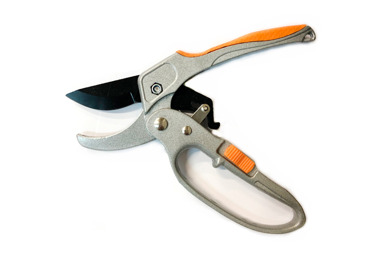 Секатор садовий LT 200 мм з діаметром зрізу 20 мм та храповим механізмом