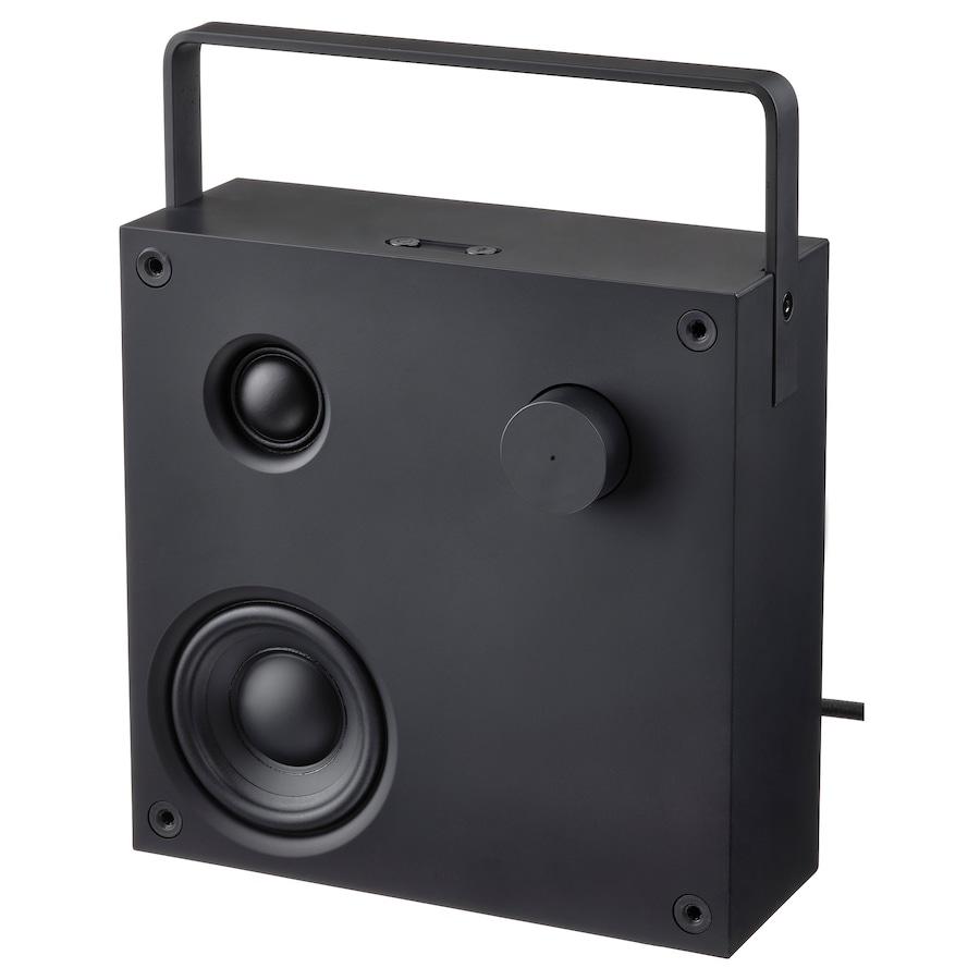 Bluetooth - колонка IKEA VAPPEBY 20x20 см Чорна 305.173.65