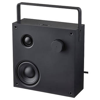 Bluetooth - колонка IKEA VAPPEBY 20x20 см Чорна 305.173.65
